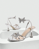 Butterfly Heeled Sandals