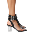 Clear Heel Sandals