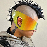 Gradient Color Oversized Sunglasses.