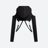 Punk Rock Crop Hoodie.