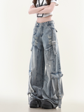 Cargo Wide-Leg Jeans