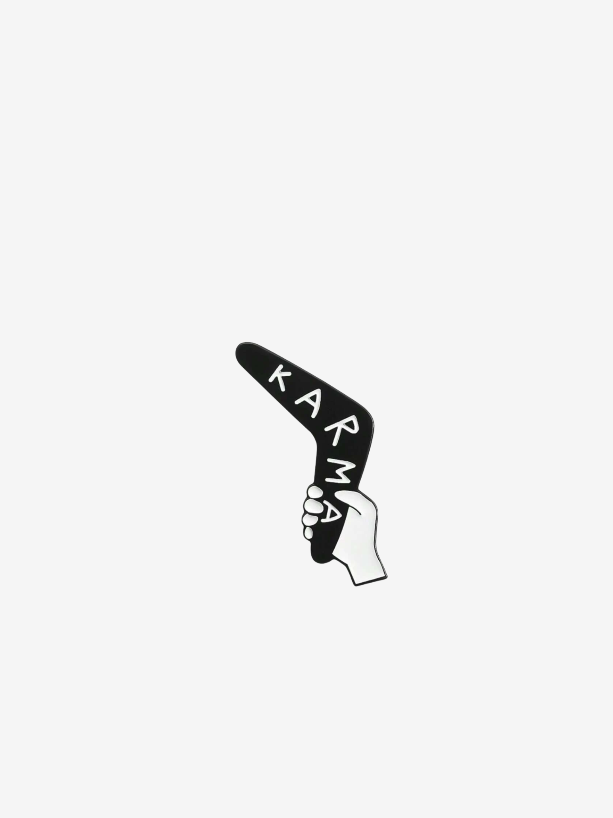 Karma Boomerang Pin's