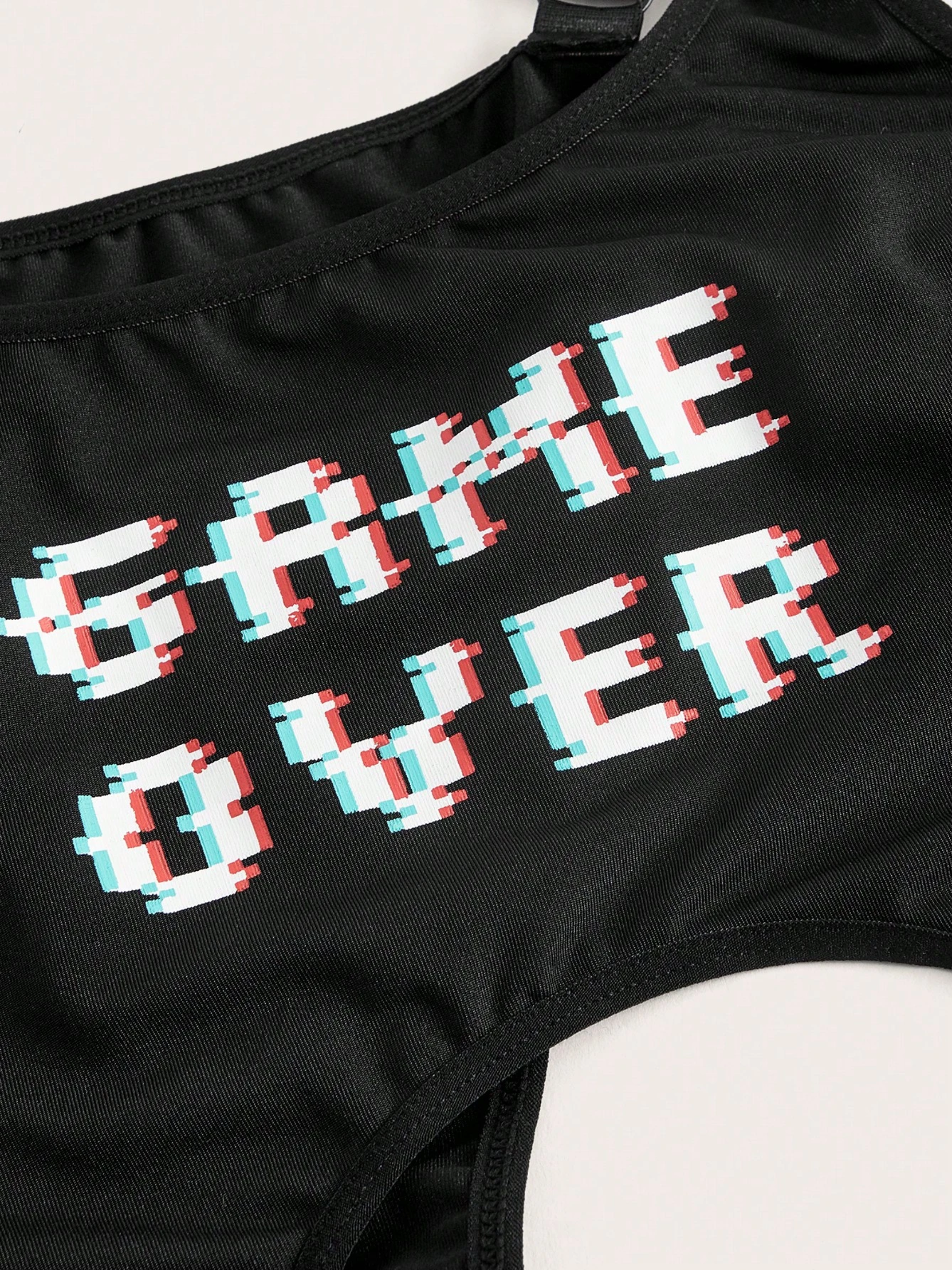 Game Over Cut-Out Bodysuit