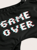 Game Over Cut-Out Bodysuit