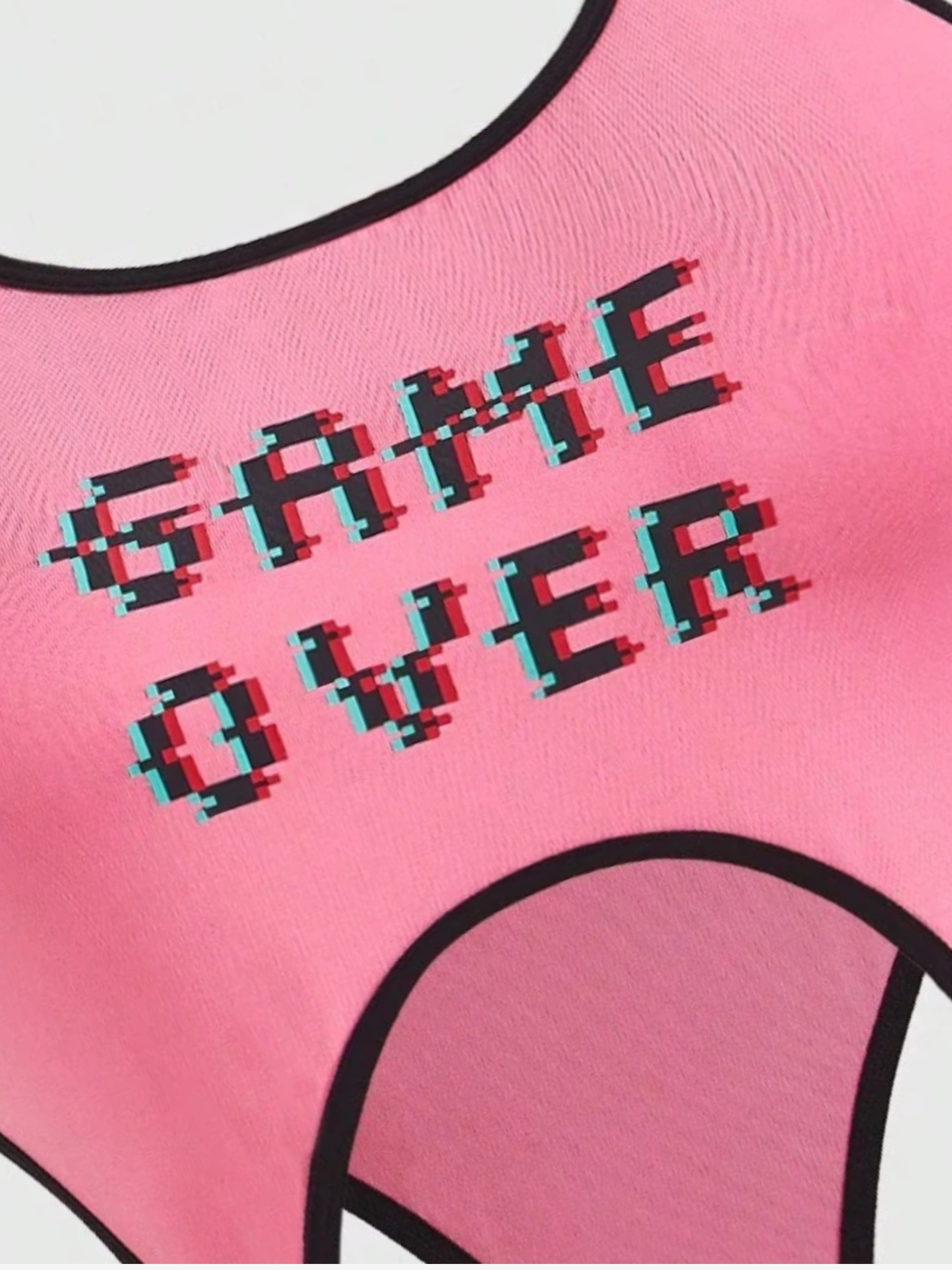 Game Over Cut-Out Bodysuit