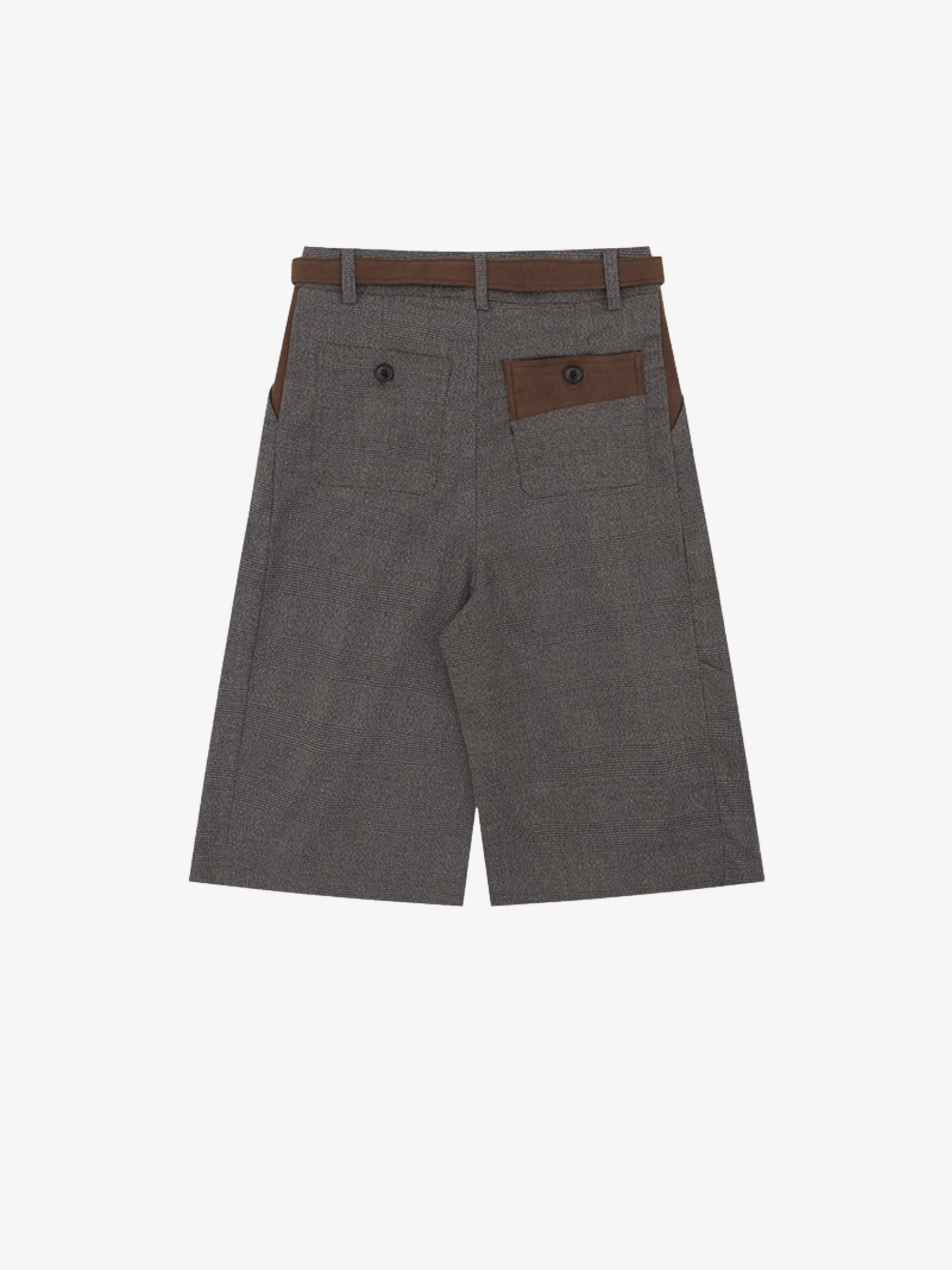 Wide-Leg Bermuda Shorts