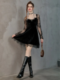 Velvet Waist Dress