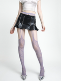 Love hollow mesh Pantyhose