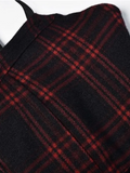 Chain Plaid Mini Dress
