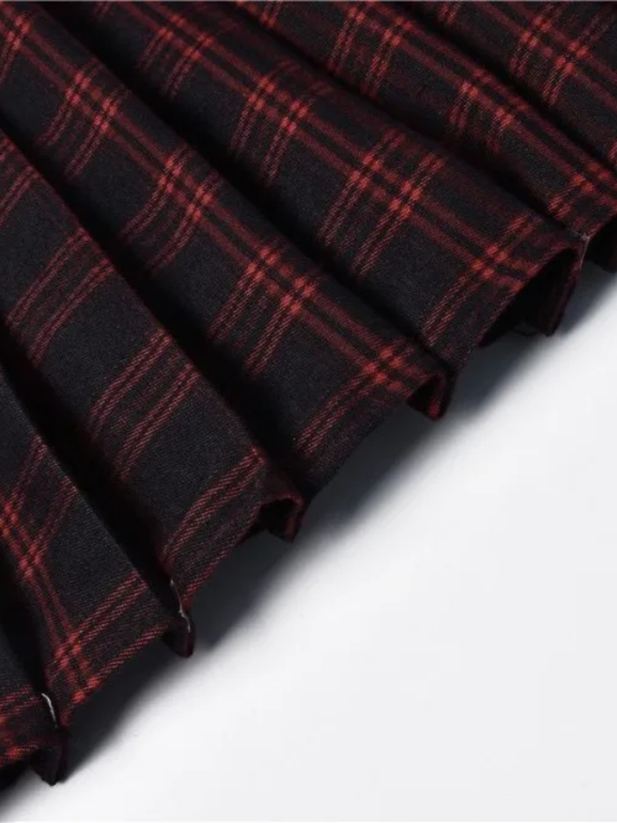 Chain Plaid Mini Dress
